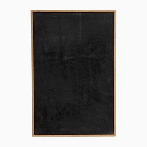 Enrico Della Torre, Art Black Composition, Charcoal on Canvas, 2017