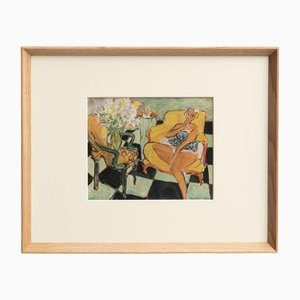 After Henri Matisse, Composition, 1943, Colour Cliché Print, Incorniciato