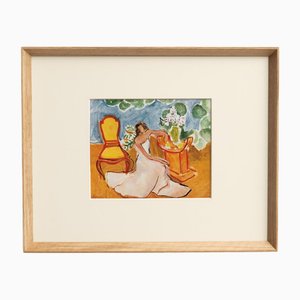 After Henri Matisse, Composition, 1943, Color Cliché Print, Framed