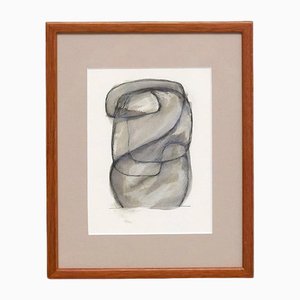 David Nobaru, Biomorphic Drawing 0002, Ink on Paper, 2020