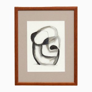 David Nobaru, Biomorphic Drawing 0001, Ink on Paper, 2020