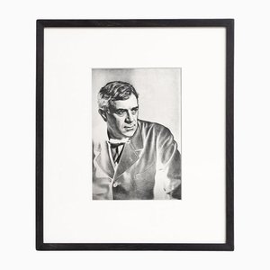 Man Ray, Imagen solarizada de Georges Braque, 1982, huecograbado