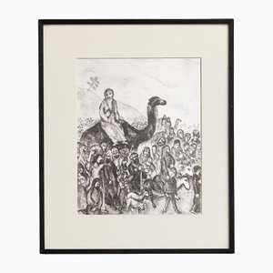 Marc Chagall, Bible Collection Composition, 1956, Tiefdruck, gerahmt