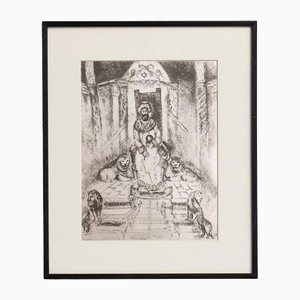 Marc Chagall, Biblical Series Composition, 1956, Photogravure