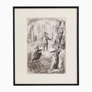 Marc Chagall, Biblical Series Composition, 1956, Photogravure