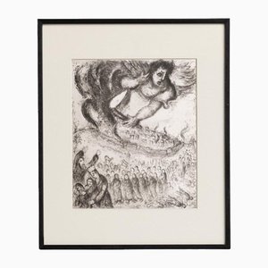 Marc Chagall, Composición de serie bíblica, 1956, huecograbado