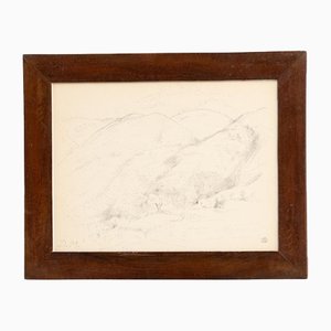 Dora Maar, Pointillist Artwork, 1960, Ink on Paper, Framed