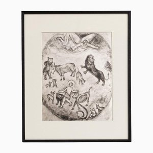 Marc Chagall, Biblical Series Composition, 1956, Photogravure
