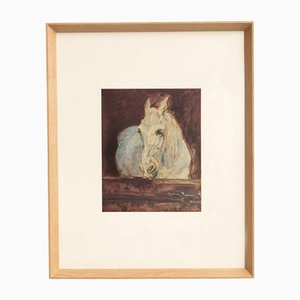 Henri De Toulouse-Lautrec, Art Nouveau Scene, 1952, Color Cliché Print, Framed