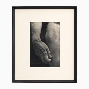 Black and White Image of Michelangelo's David, 1940, Photogravure, Framed