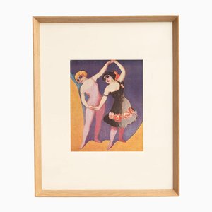 Kees Van Dongen, Fauvistische Komposition, 1948, Farbklischee-Druck, Gerahmt