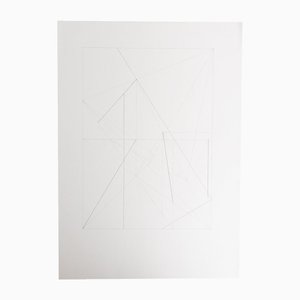 Enrico Della Torre, Abstract Geometric Composition, Drawing, 2016