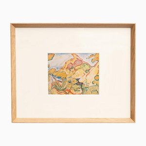 Othon Friesz, Composition, 1948, Cliche Print, Framed