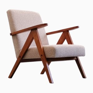 Mid-Century Model B 310 Var Easy Chair in Beige Bouclé, 1960s