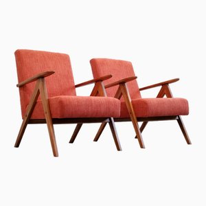 Mid-Century Model B 310 Var Easy Chair in Rusty Orange, 1960s