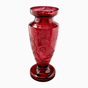 Hand Carved Vase, 1972