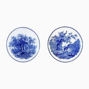 Dekorative Teller aus dem 19. Jh. von Villeroy & Boch, 1890er, 2er Set