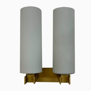 Wandlampe aus Opalglas von Raak, 1960er
