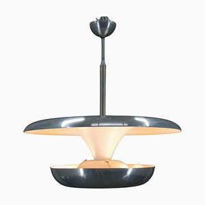 Large Bauhaus Pendant Light attributed to Ias, 1920s