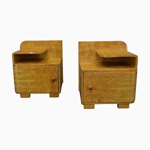 Set of Nightstands attributed to Jindřich Halabala for Up Zavody, 1939s