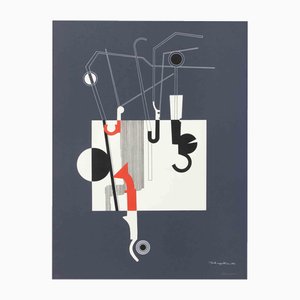 Mario Persico, Sign Board, Lithograph, 1970