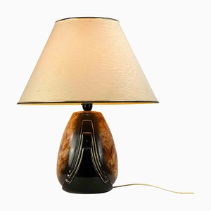 Vintage Art Deco Style Table Lamp, Italy, 1970s