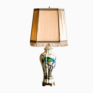 Vintage Porcelain Table Lamp, 1950s
