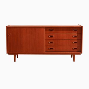 Braunes Teak Sideboard, 1960er