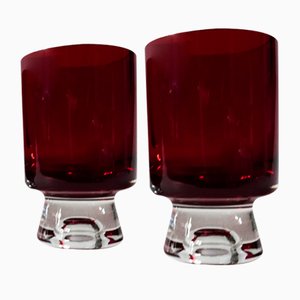 Bougeoirs Vintage Faits Main par Monica Bratt pour Reijmyre, 1950s, Set de 2