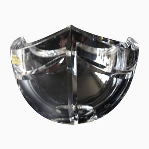 Cuenco vintage de cristal de plomo hecho a mano de GL para Kosta, 1980