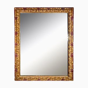 18th Century French Mirror Original Frame and Glass, 1750