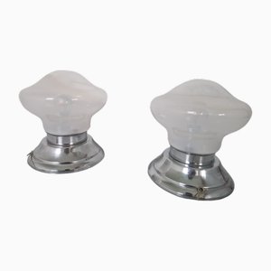 Space Age Table Lamps attributed to Mazzega, 1970s, Set of 2