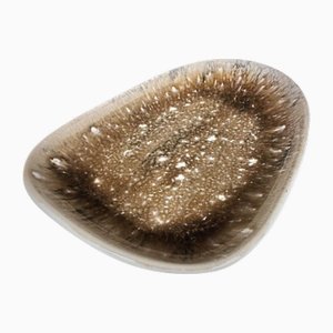 Hand-Decorated Trinket Tray by Nidervillier Ecume, France, 1940s