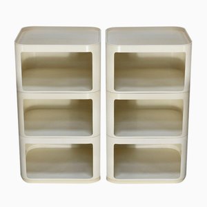 Storage Modules by Anna Castelli Ferrieri for Kartell, 1970s, Set of 6