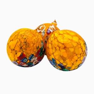 Yellow Murano Glass Balls from YourMurano, Set of 3