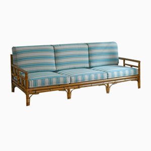 Three-Seater Sofa in Natural Bamboo by Colin Morrow for Vivai Del Sud, 1980s