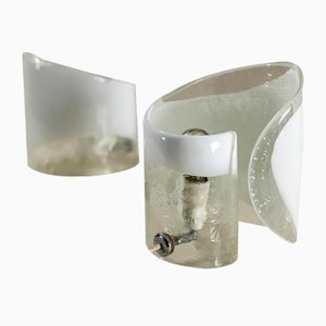 Spiralförmige Tischlampen aus Muranoglas von La Murrina, Italien, 1960er, 2er Set