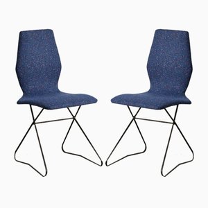 Sedie da pranzo di Louis Paolozzi, anni '50, set di 2