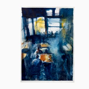Miguel Paolin, San Telmo, 2021, Watercolor