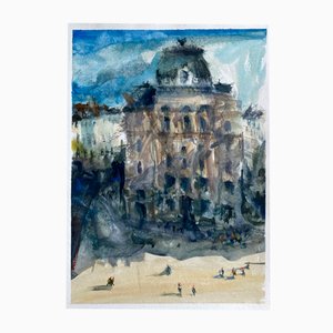 Miguel Paolin, Vienna, 2021, Watercolor