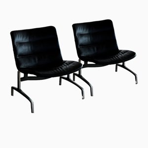 Vintage Armchairs Series 8000 by Jørgen Kastholm for Kusch + Co., 1970s
