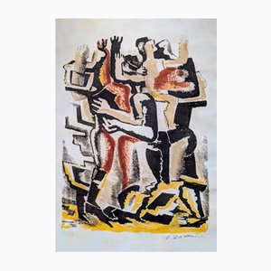 Ossip Zadkine, Les Rois Mages (Magi), 1953, Lithograph