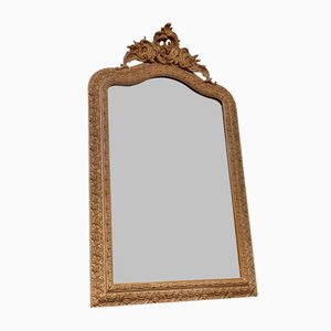 Gilded Mirror with Pediment, 1890