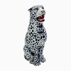 Snowleopard in Ceramic from Ceramiche Boxer
