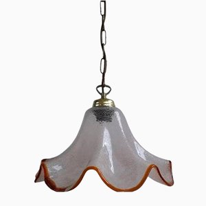 Lámpara de techo de cristal de Murano de Eglo Leuchten para Maestri Di Murano, años 70