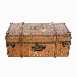 Antiker Koffer aus Leder, 1900