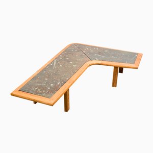 Boomerang Coffee Table in Marble, 1970s