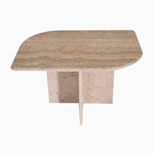 Mesa de centro de travertino en forma de lágrima, 1989