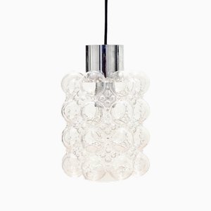 Mid-Century Modern Bubble Glass Ceiling Pendant attributed to Helena Tynell for Limburg, Germany, 1960s