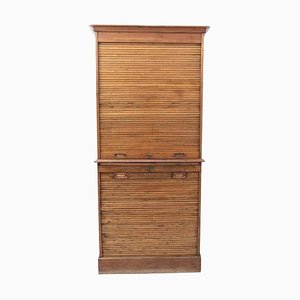 Early 20th Century Filing Cabinet with Two Louvers Doors